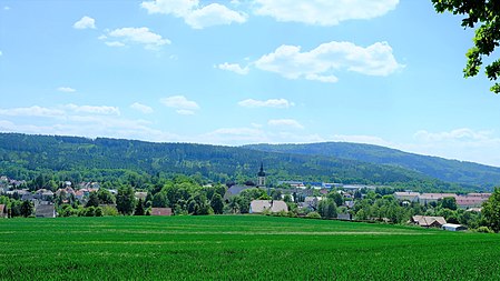 Blick auf Neukirch mit dem Valtenberg Blick auf Neukirch mit dem Valtenberg